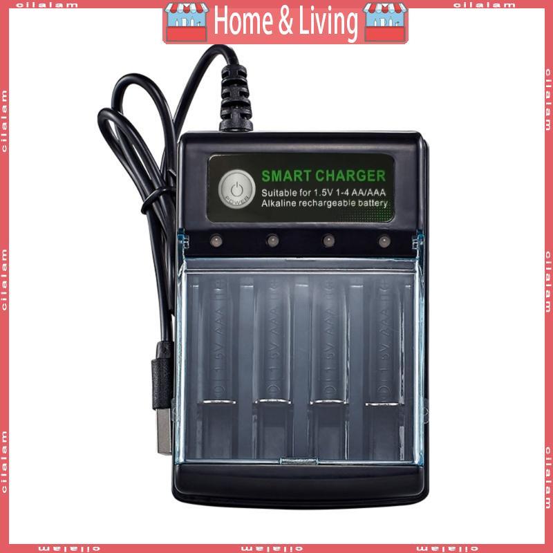 CI กล่องชาร์จอัลคาไลน์ 4 ช่อง 1 5V การบูรณาการการชาร์จอัจฉริยะ