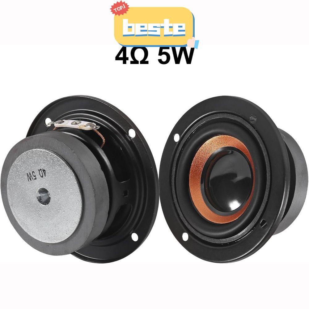 BESTE Speakers ซับวูฟเฟอร์, ลําโพงแม่เหล็กขนาด 4 โอห์ม 5W 52 มม., ลําโพงเบสทรงกลม 45 Core