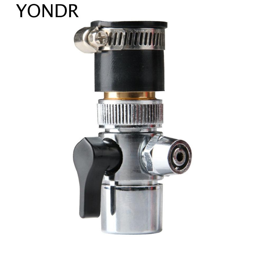 YONDR วาล์วตัดเดี่ยว 3/8 9.5 มม. Switching Alloy เครื่องกรองน้ําอุปกรณ์เสริมอะแดปเตอร์