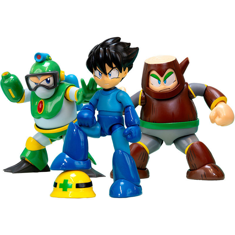 Jada 1/12 Mega Man Bubble Man Tree Man ฟิกเกอร์ขยับได้ ของขวัญปีใหม่ จัดส่ง 24 ชม.