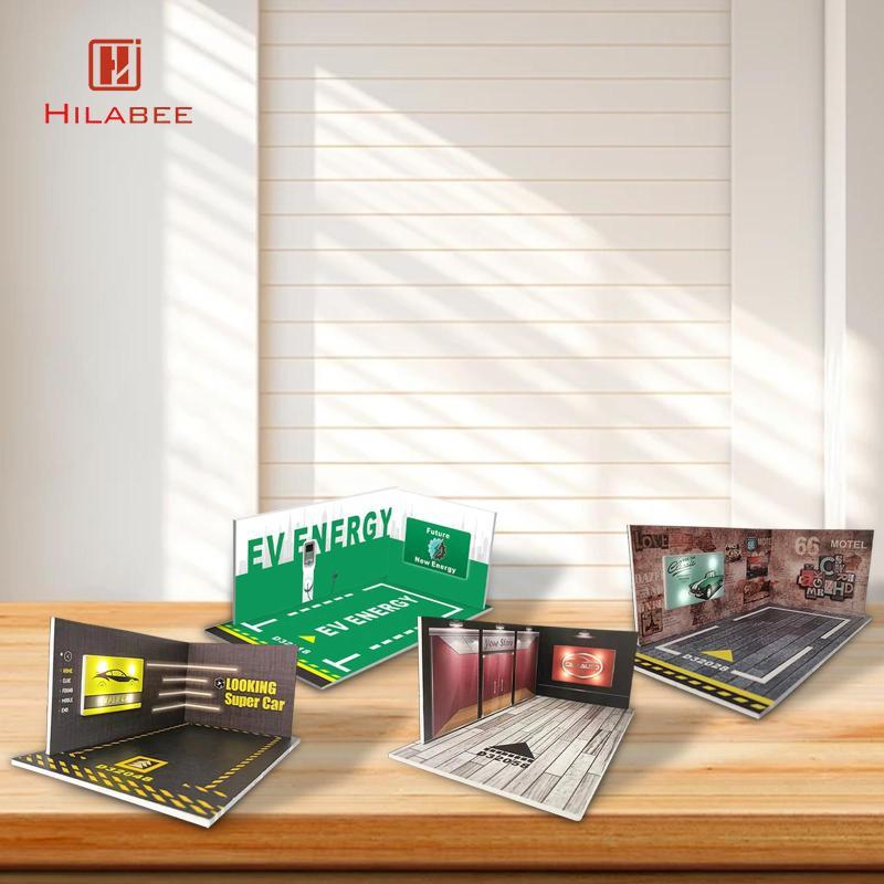 [hilabee] 1/24 Garage Diecast Display Case with Lights Gift Vehicle Scene Toy Collection