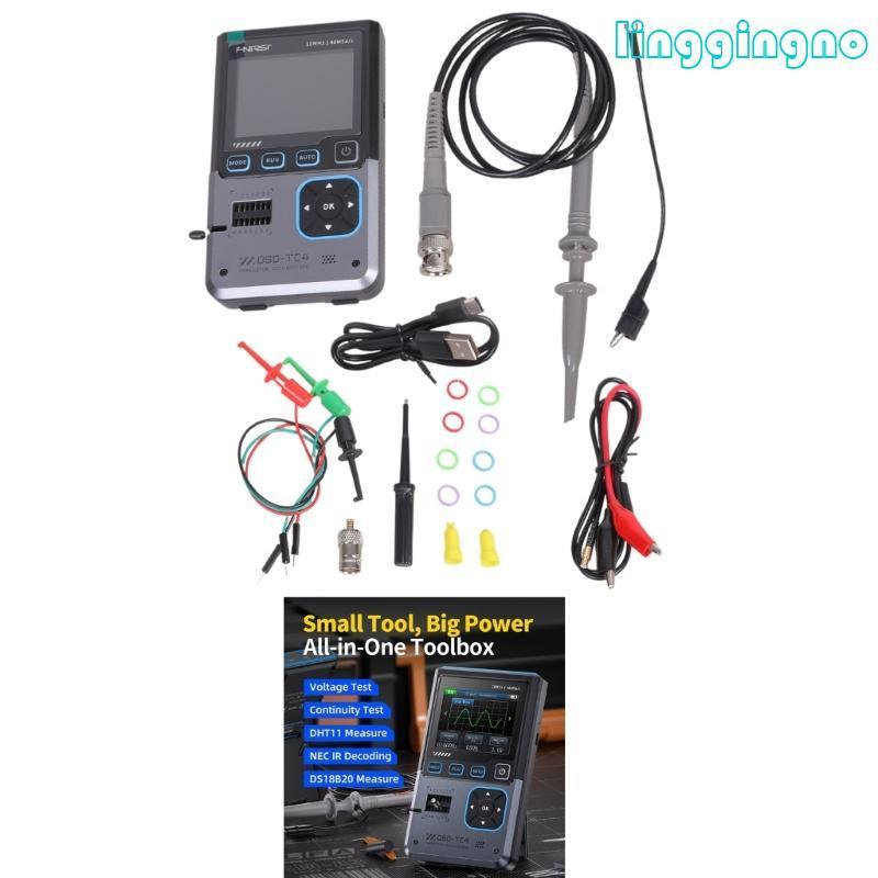RR DSO-TC4 Digital Oscilloscope พร้อมหน้าจอแบ็คไลท์แบบปรับได้ 2 จอแสดงผล 8 นิ้ว