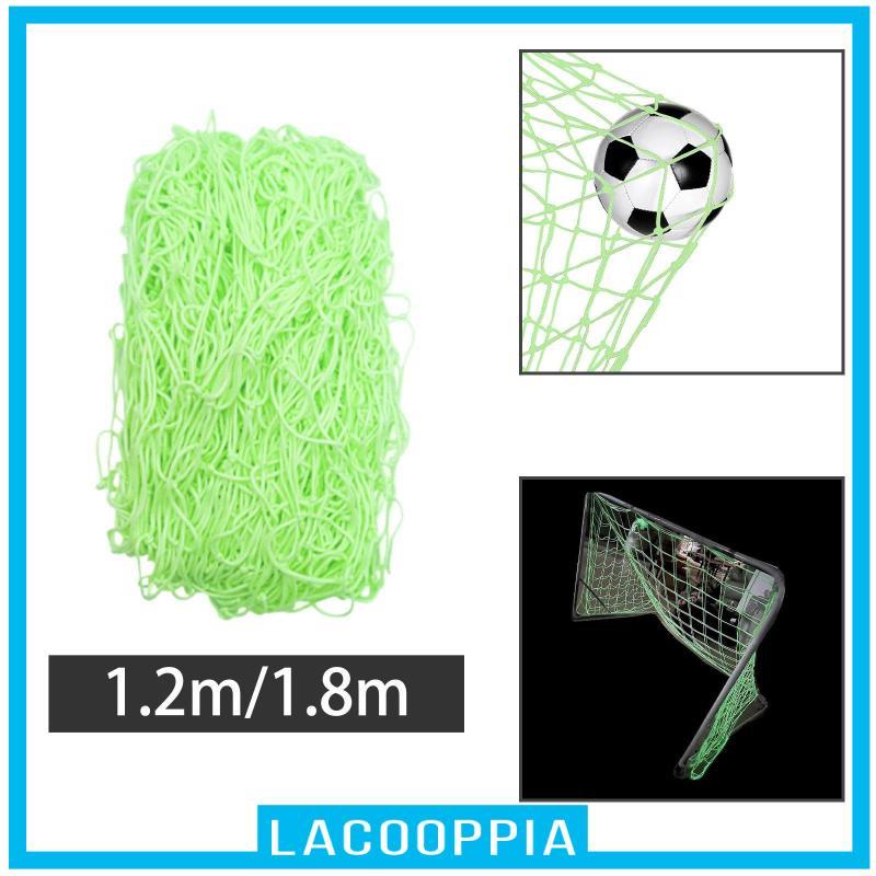 [Lacooppia] Luminous Soccer Goal Net Glow in The Dark Heavy Duty น้ําหนักเบาทดแทนสําหรับการฝึกอบรมชา
