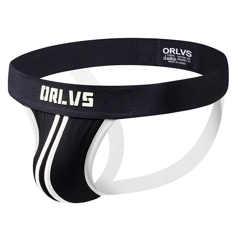 Orvis กางเกงในผู้ชาย 95% ผ้าฝ้าย แบบสบายๆ มีลายทอง