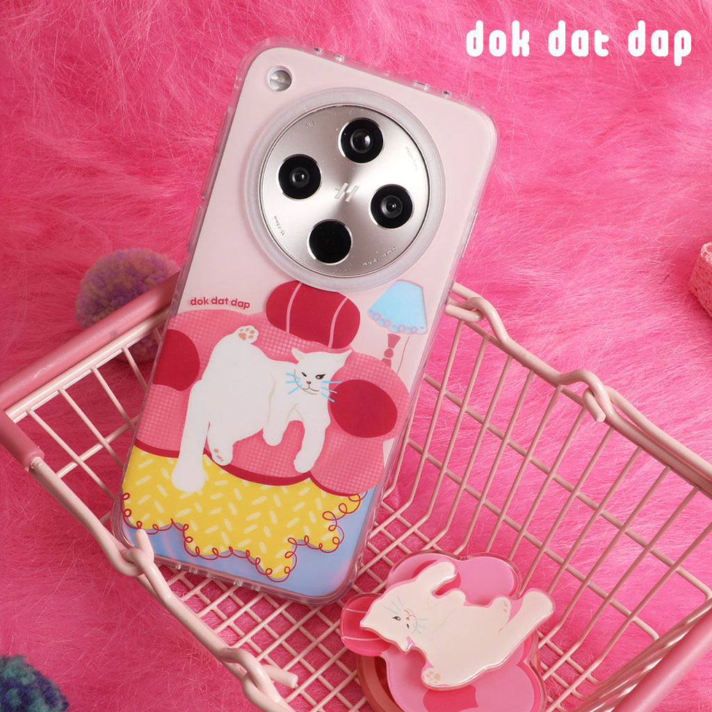 Dokdadp โซฟา Cat Original OPPOx8 เคสโทรศัพท์ที่ไม่ซ้ํากันสนุกเหมาะสําหรับ VIVOx200 กรณีแม่เหล็กใหม่น