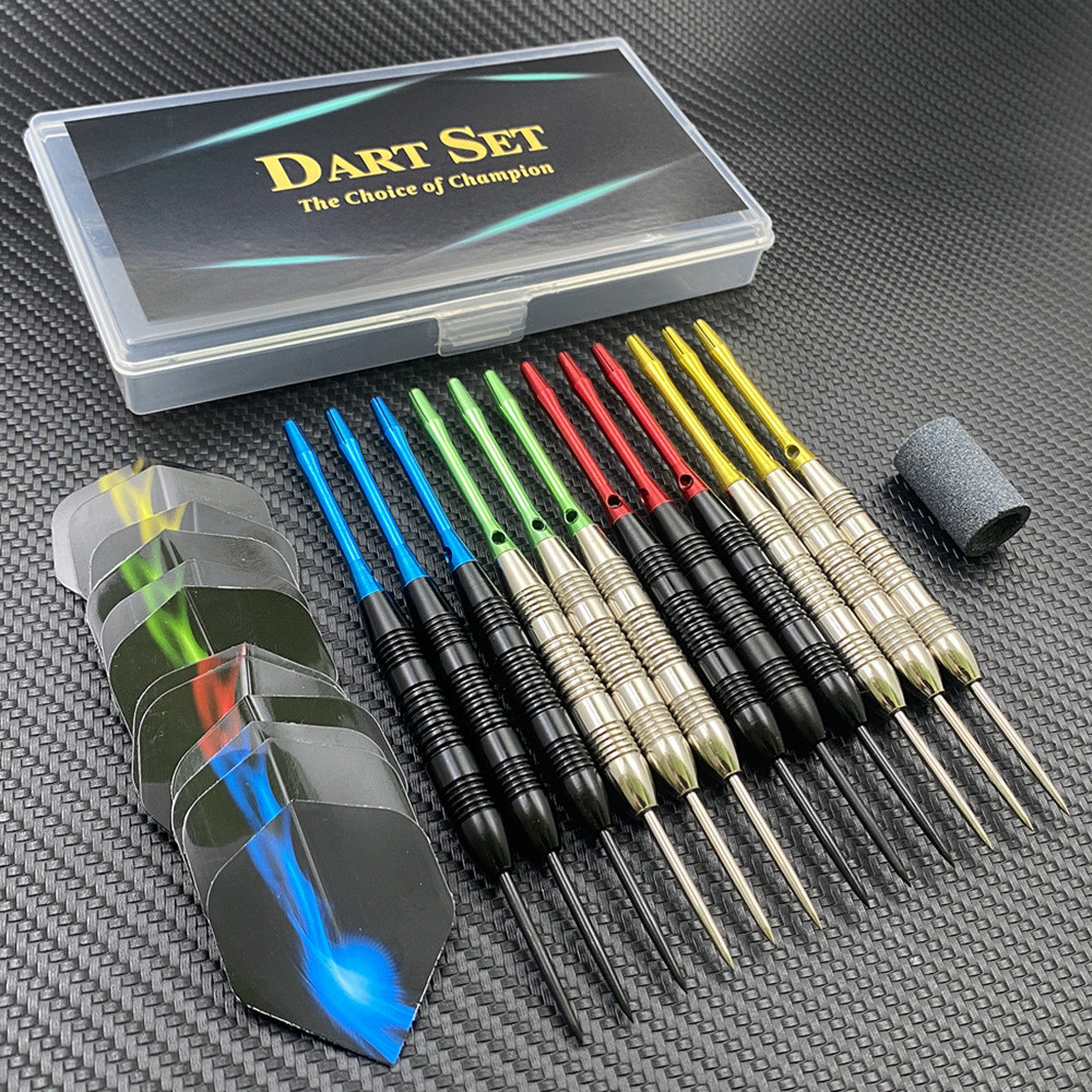 GOODARTS 23g Needle Darts Box 12-Pack Aluminium Rod Knight Darts Needle Set