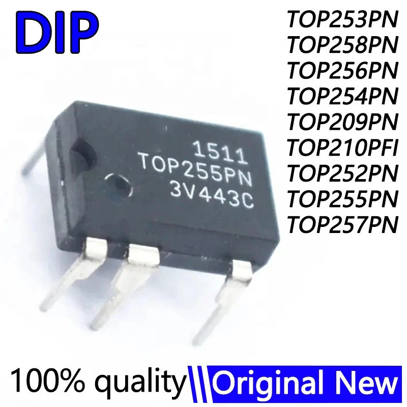 5PCS TOP255PN TOP253PN TOP253 DIP-7 TOP253P TOP258PN TOP258 TOP256PN TOP256 TOP254PN TOP209PN TOP210