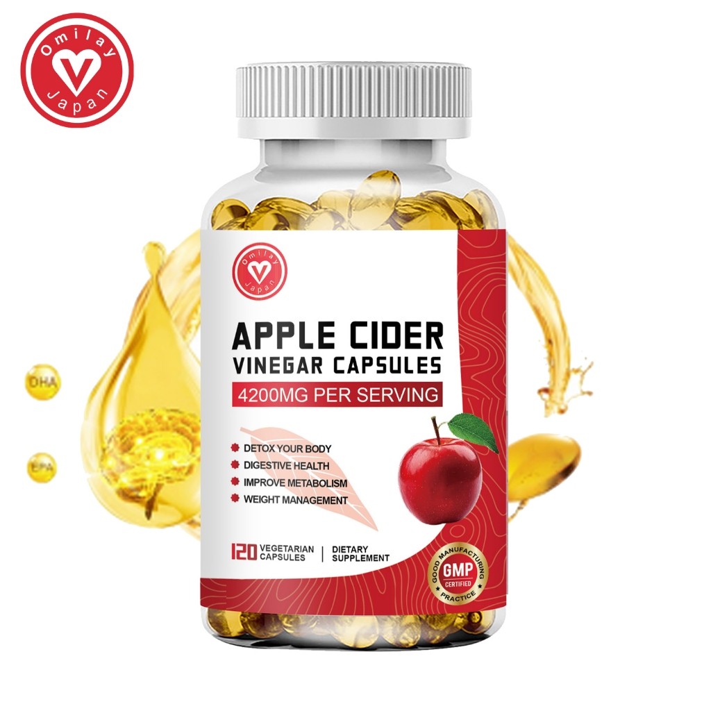 Omilay Apple Cider Vinegar Capsule / COQ10 / Biotin / Glutathione Collagen Capsules