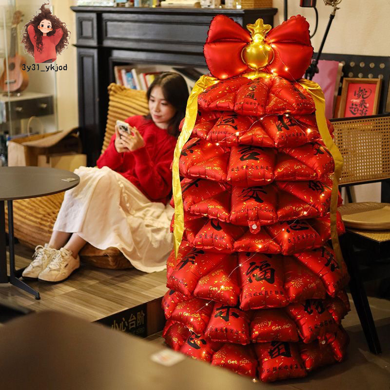 【กรุงเทพจัดส่งสินค้า】Chinese New Year Decoration Balloons ของตกแต่งวันตรุษจีน อุปกรณ์ประกอบฉากถ่ายรูป ปีใหม่ ราคา ถูกที่สุด ดีลบีเคเค รูปภาพหลัก