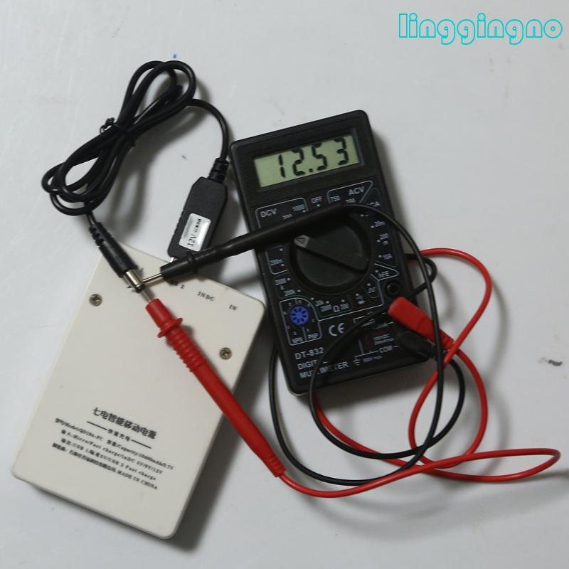 RR QC3 0 USB ถึง 9V12V 1 5A 5 5x2 1 มม. Step Up Line Converter สําหรับ WiFi Dash Cam ความเข้ากันได้ด