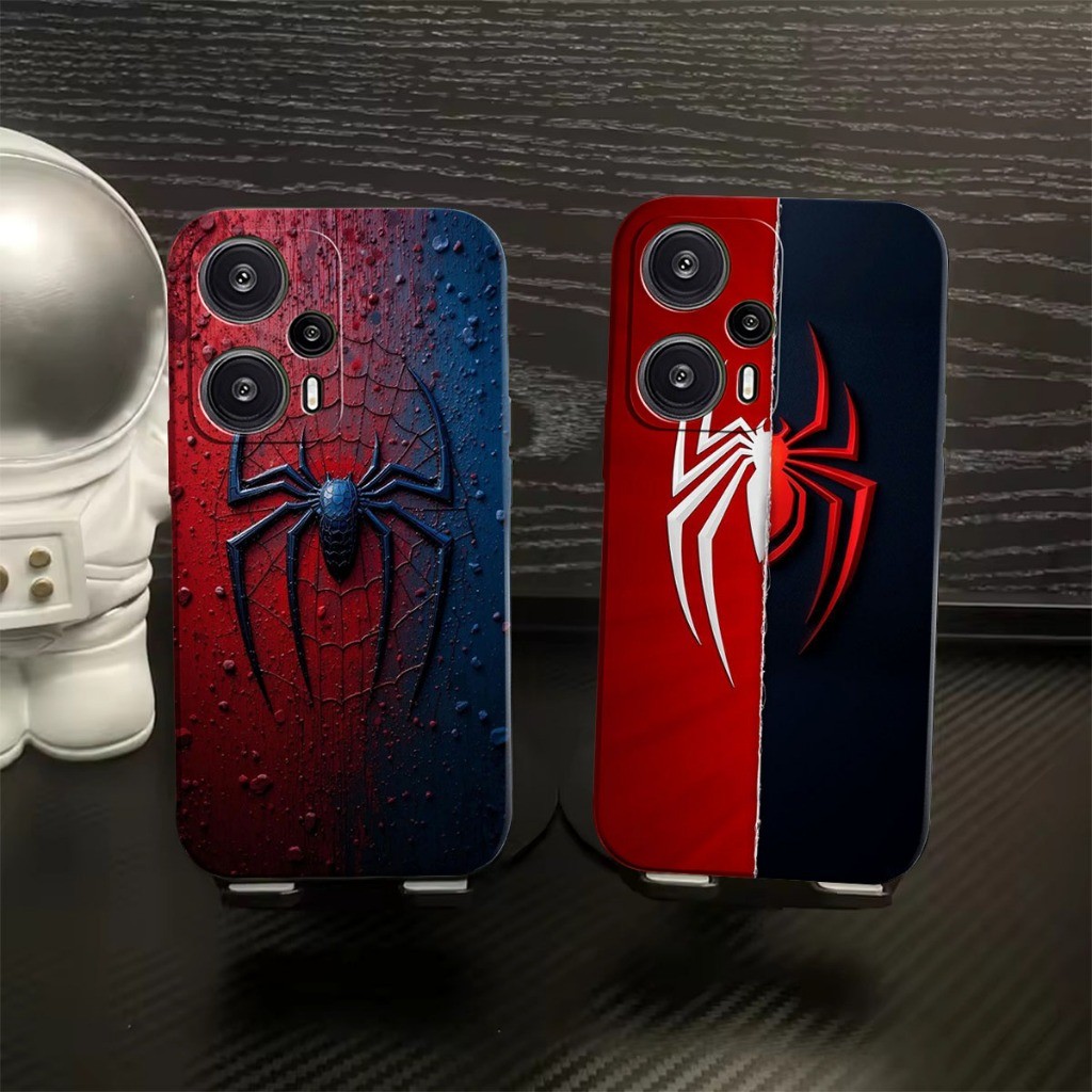 Poco F5 F6 F4 F3 F1 Silicone - Case - Spider Motif - Custom Case - Rubber Case - Anti-Fungus