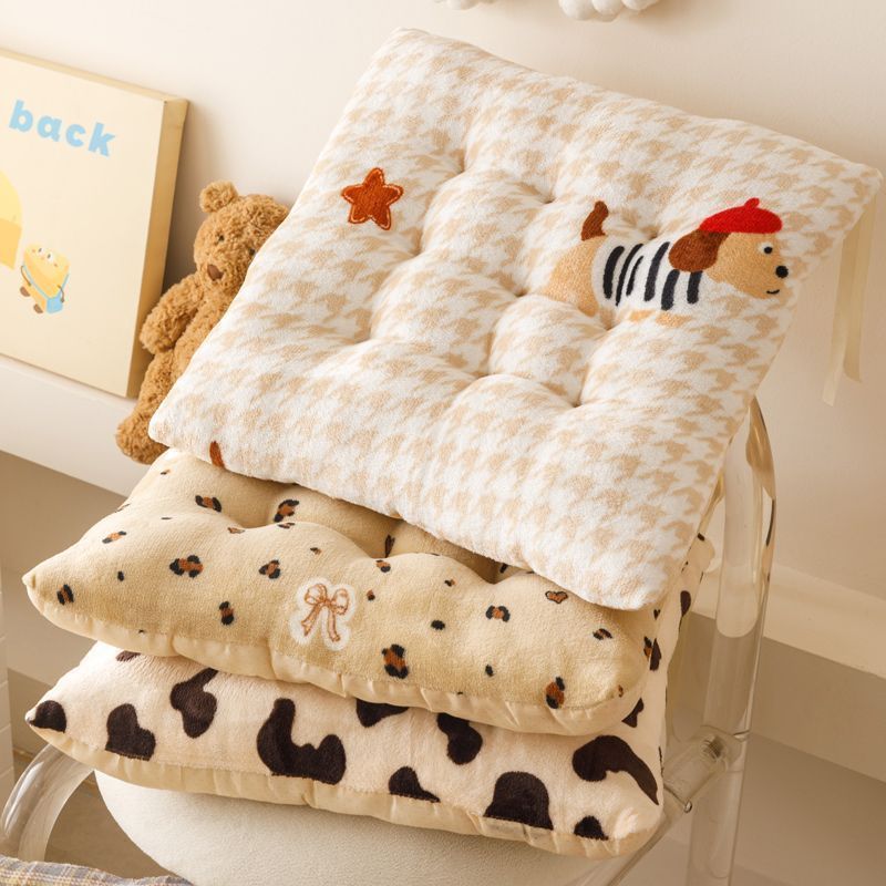 พร้อมส่ง เบาะรองนั่งเก้าอี้ แบบหนา นุ่มสบาย ขนาด40x40cm สําหรับตกแต่งบ้าน
