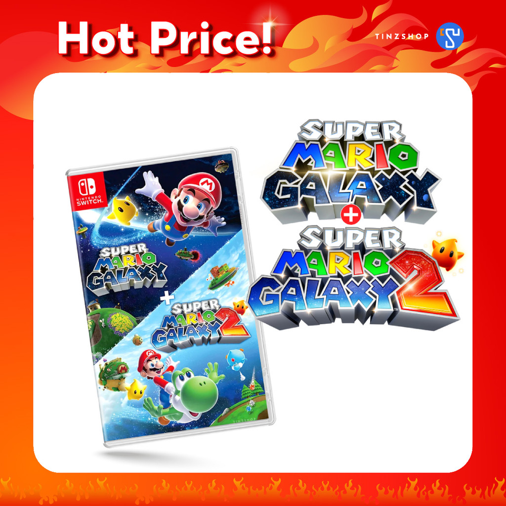 [ส่งด่วน] [Hot Price] Nintendo Switch Game Super Mario Galaxy + Super Mario Galaxy 2 / Zone Asia เล่นกับ Switch2 ได้