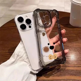 สี่มุมหนาป้องกันการตกเลนส์ป้องกันกรณีโทรศัพท์มือถือสำหรับ สำหรับ iPhone 17 16 15 14 13 12 11 ProMax XS XR XSMAX 7 8PLUS