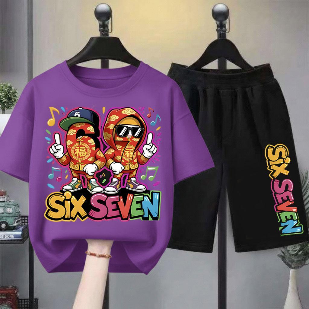 จัดส่งจากไทย ส่งภายใน 24 ชั่วโมง ชุดเด็กยอดนิยมขายดี 67 ลวดลาย ชุดเด็ก โชคลาภดีปีใหม่ 67 แบบ ขนาด 100-150 ซม. เสื้อ+กางเ - รูปที่ 5