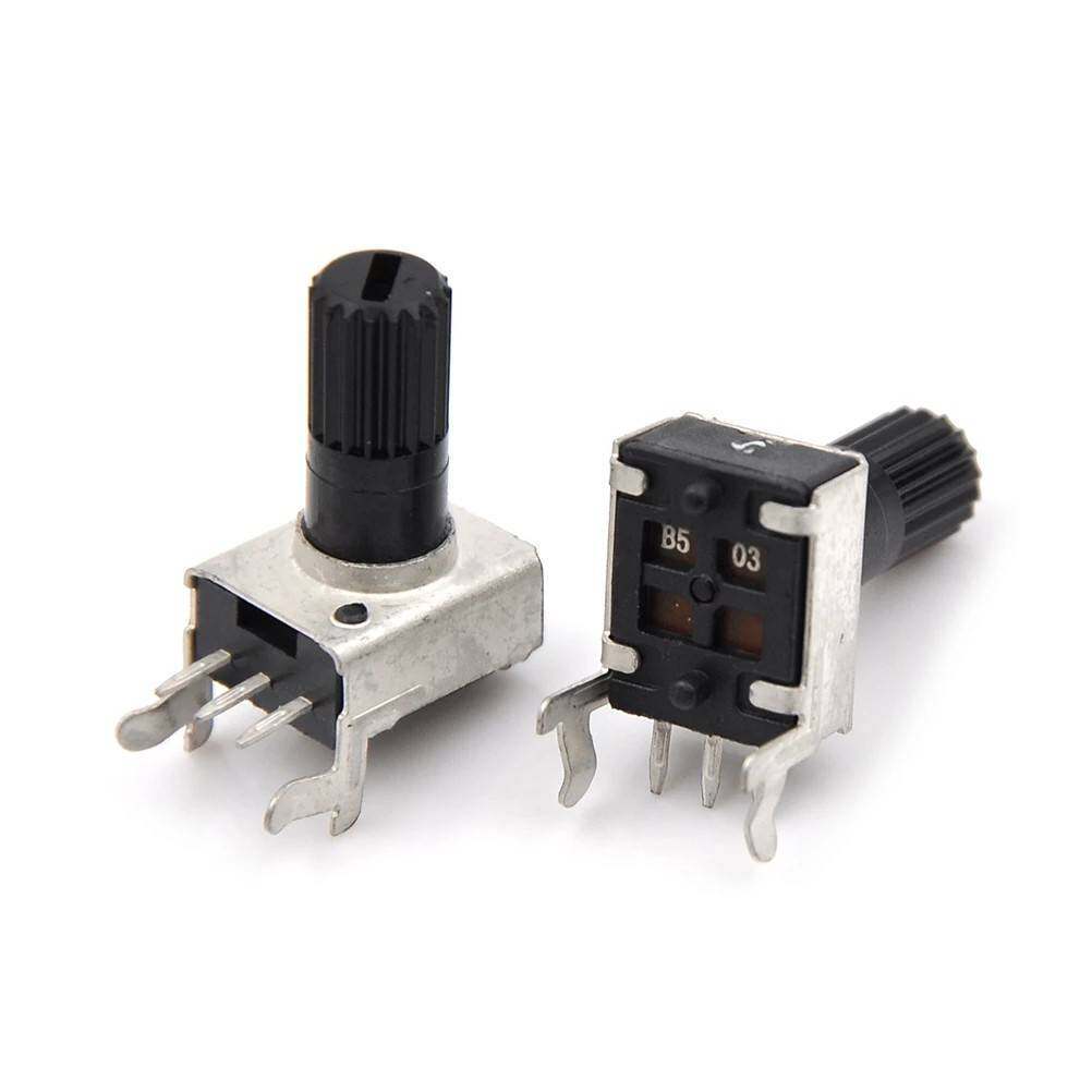 วอลลุ่ม โพเทนชิโอมิเตอร์ Potentiometer VR ปรับค่า RV09 Horizontal 3 ขา B102 ถึง B105 #RV09 แนวนอน 13