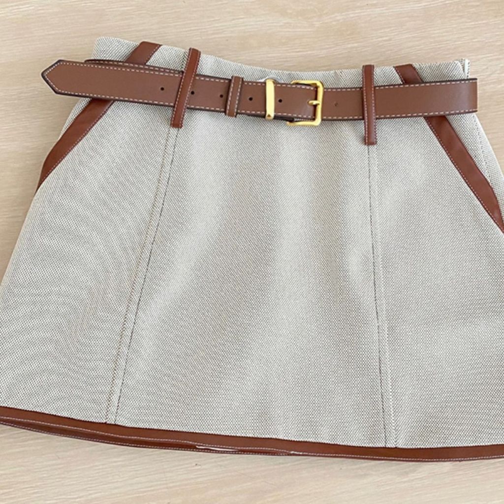 กระโปรงลำลองสไตรล์คลาสสิกแบบSlim Fit สวมใส่ได้ทุกวัน ราคา ถูกที่สุด ดีลบีเคเค แกลเลอรีภาพที่ 5