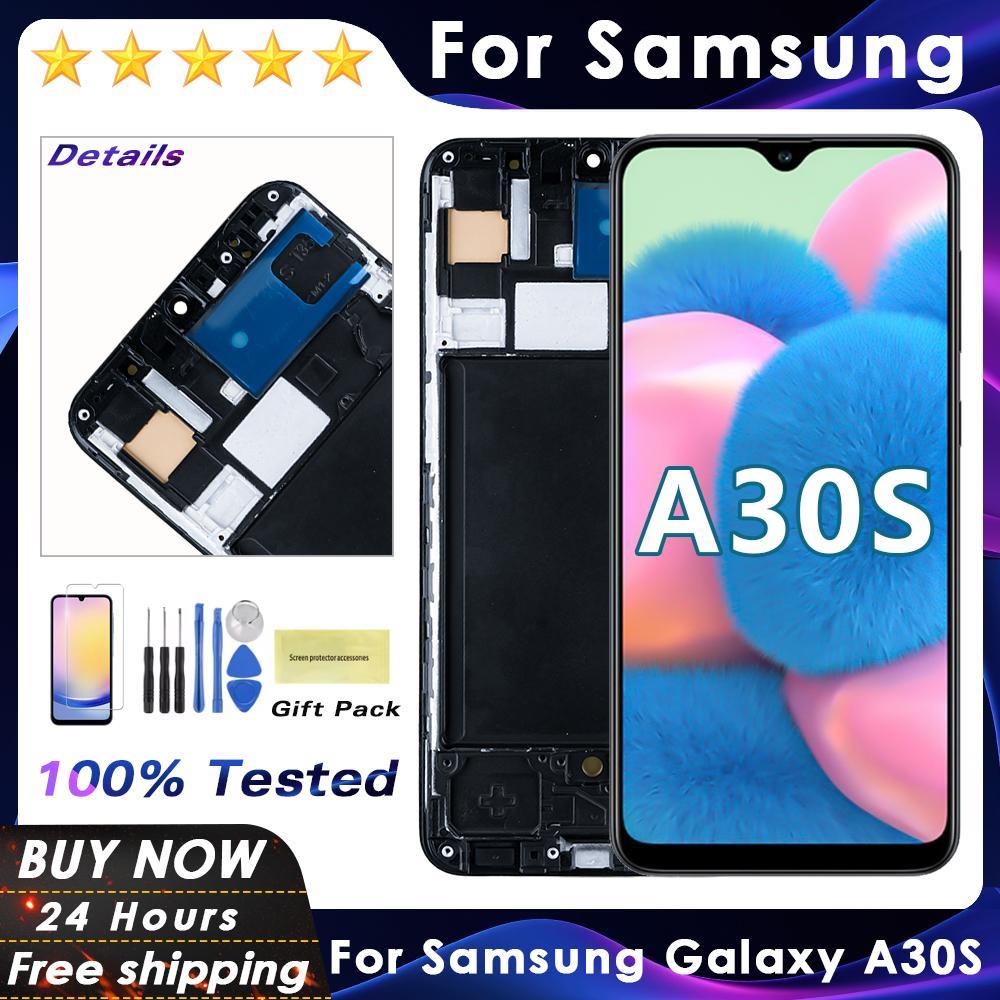 ทดสอบ 100% หน้าจอ OLED A30S สําหรับ Samsung A30S A307 A307F A307FN A307G A307YN Lcd Dispaly หน้าจอสั