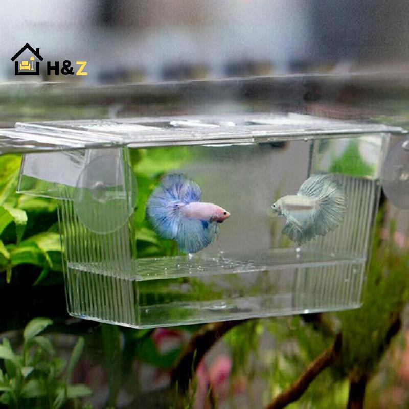 Kaleidoscope Aquarium Fish Tank Guppy Double Breeding Breeder Rearing Trap Box Hatchery