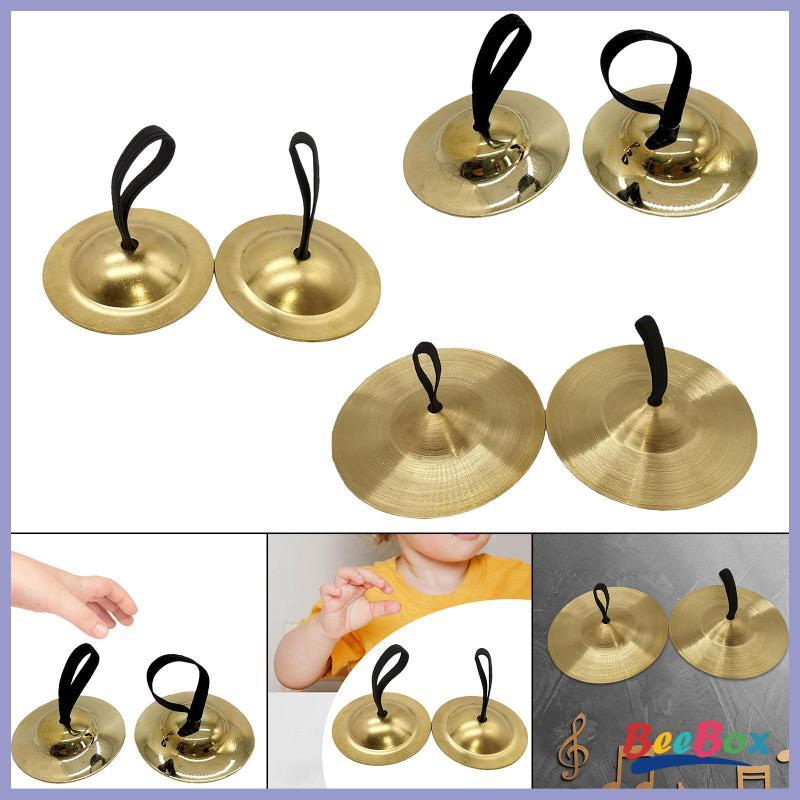 [Szgqmyyx2] Finger Cymbals Kids Handheld Cymbals Percussion Belly Finger Cymbals Crash