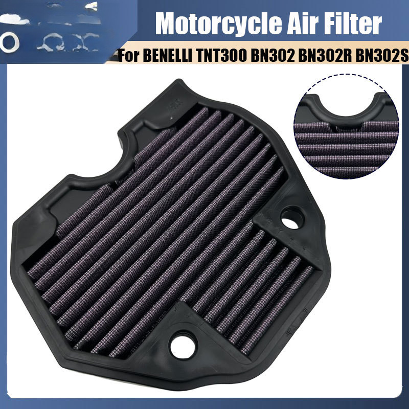 รถจักรยานยนต์ไหลสูงกรองอากาศไอดีทําความสะอาดชิ้นส่วนสําหรับ BENELLI TNT300 BN302 BN302R BN302S 2014-