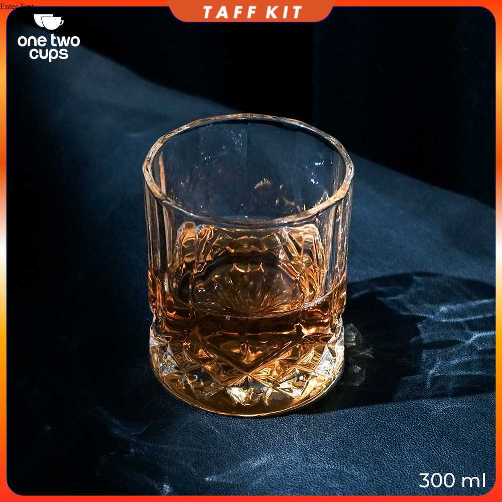 One Two Cups Old Fashion Rock Glass Whisky Cocktail Glass 300ml - YJ104