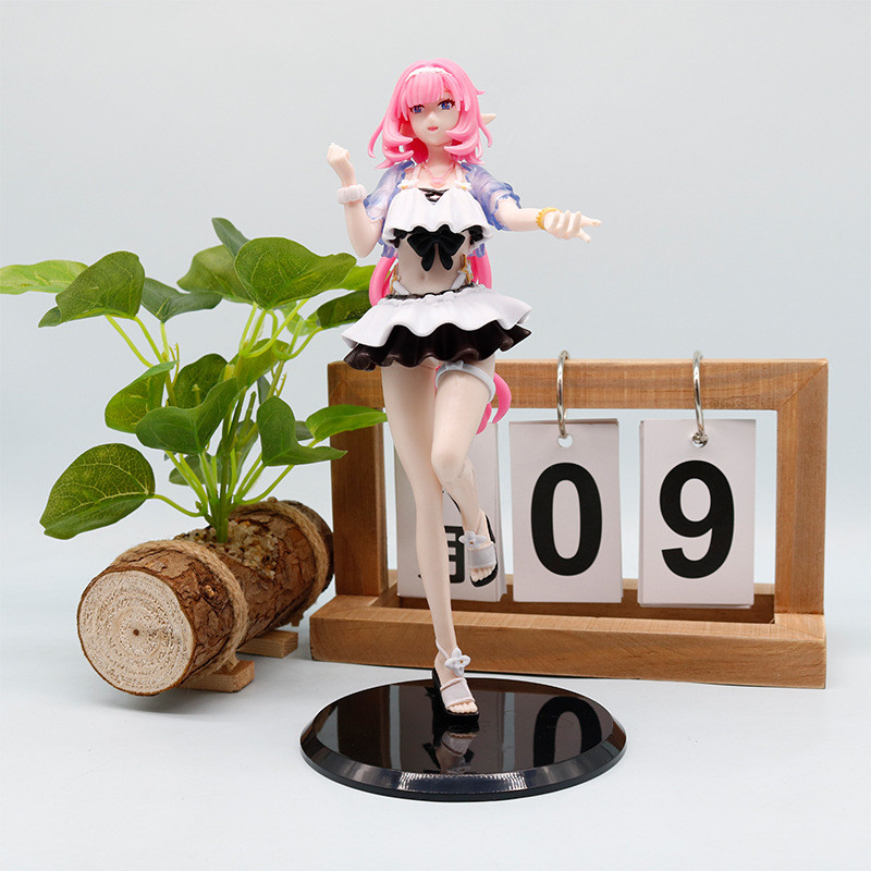 Honkai Impact 3 ฟิกเกอร์ Elysia 'Miss Summer Fairy' ท่าทางในบรรยากาศสุดสดใส