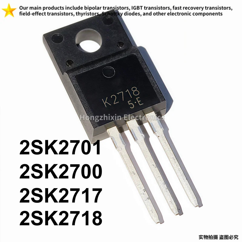 5PCS K2701 K2700 K2717 K2718 2SK2701 2SK2700 2SK2717 2SK2718 TO-220F Field Effect ทรานซิสเตอร์