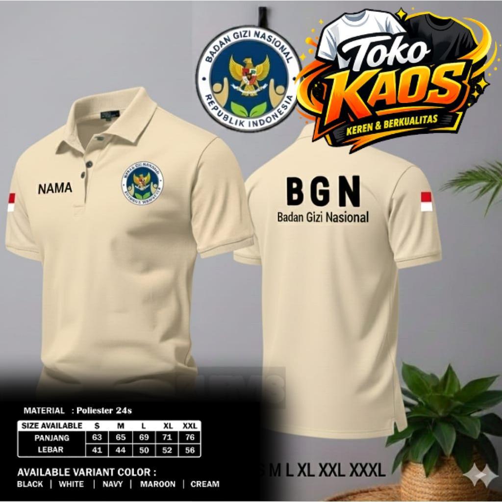 National Nutrition Body T-Shirt SPPG เสื้อคอปก ฟรีชื่อ - SPPG COLLAR POLO - BGN 03 POLO