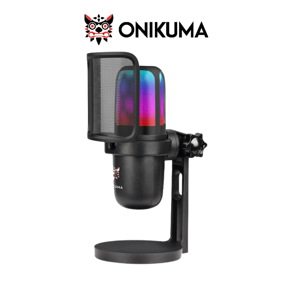 Onikuma Hoko RGB M730 Microphone ไมโครโฟนตั้งโต๊ะแบบมีสาย รับประกัน 2 ปี