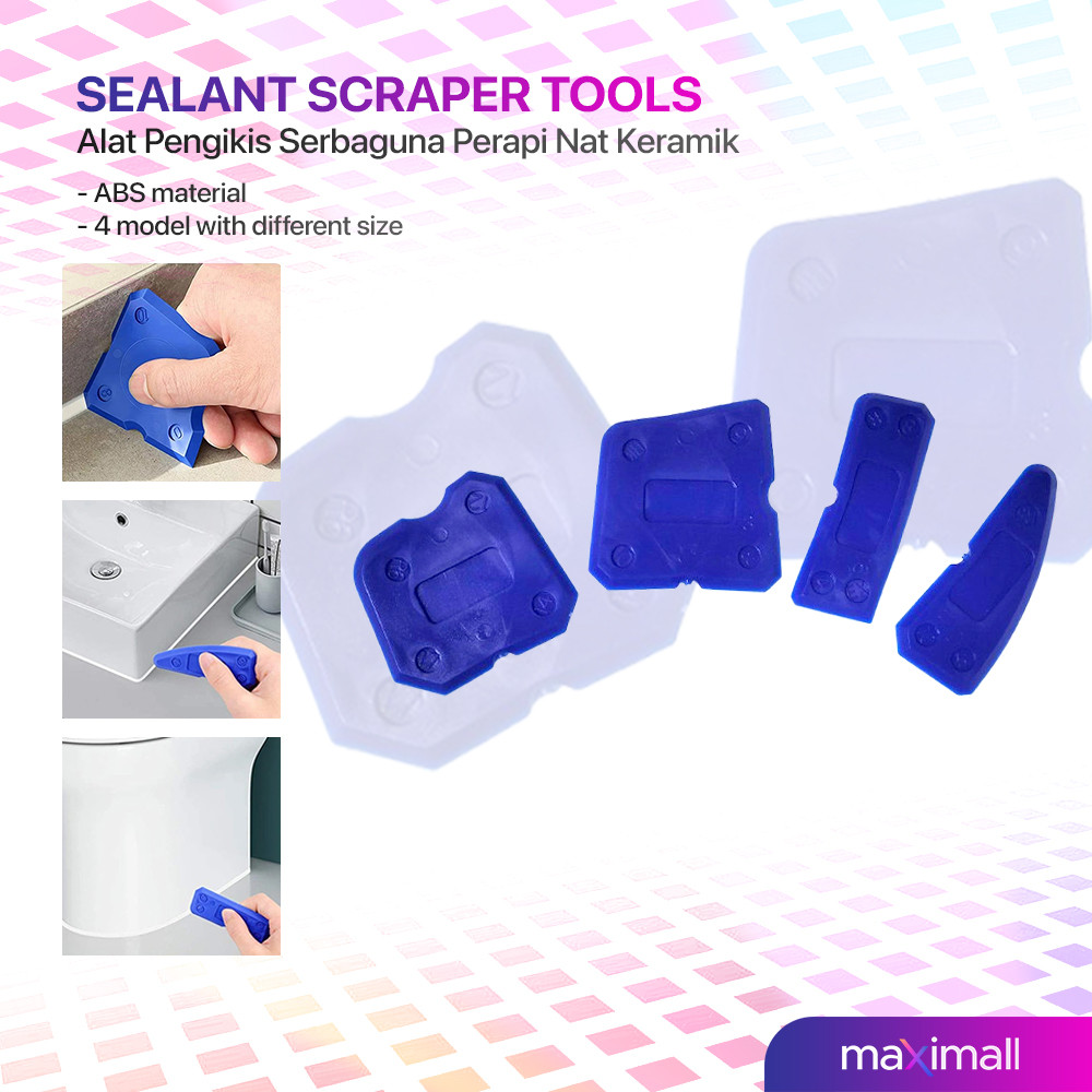มีดโกนอเนกประสงค์สําหรับ Tiding Ceramic Gap Grout & Aquarium Silicon Glue / Sealant Scraper