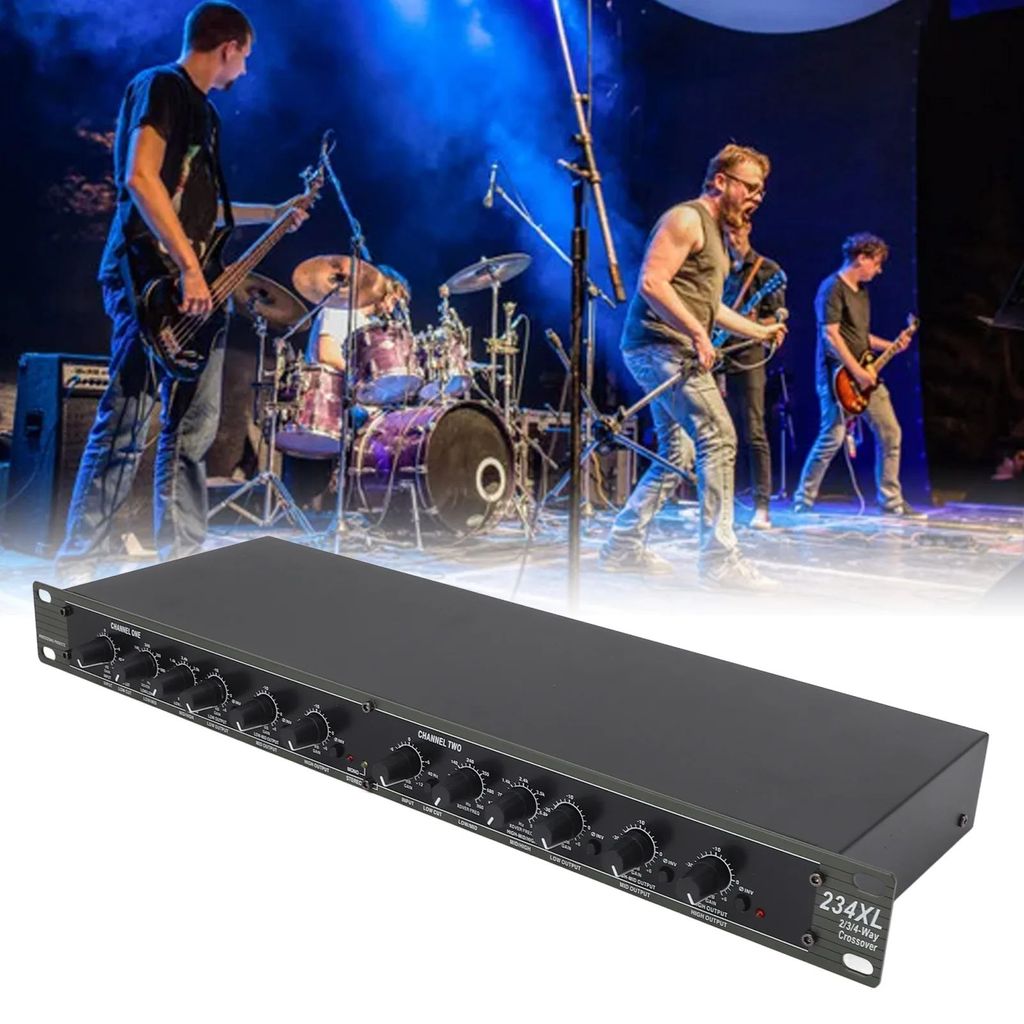234XL Crossover Professional สเตอริโอ 2/3 Way Mono 4 Way Crossover สําหรับการแสดงบนเวทีกลางแจ้ง 234X