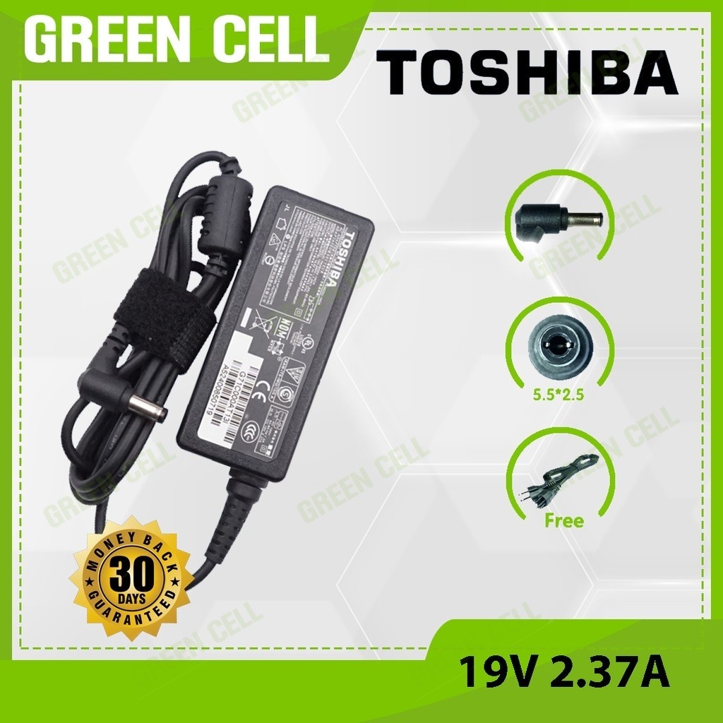 ที่ชาร์จแล็ปท็อป Toshi.ba 19V 2.37A 45W สำหรับ PA3822E-1AC3 PA3822E-1ACA PA3822U-1AC3 PA3822U-1ACA