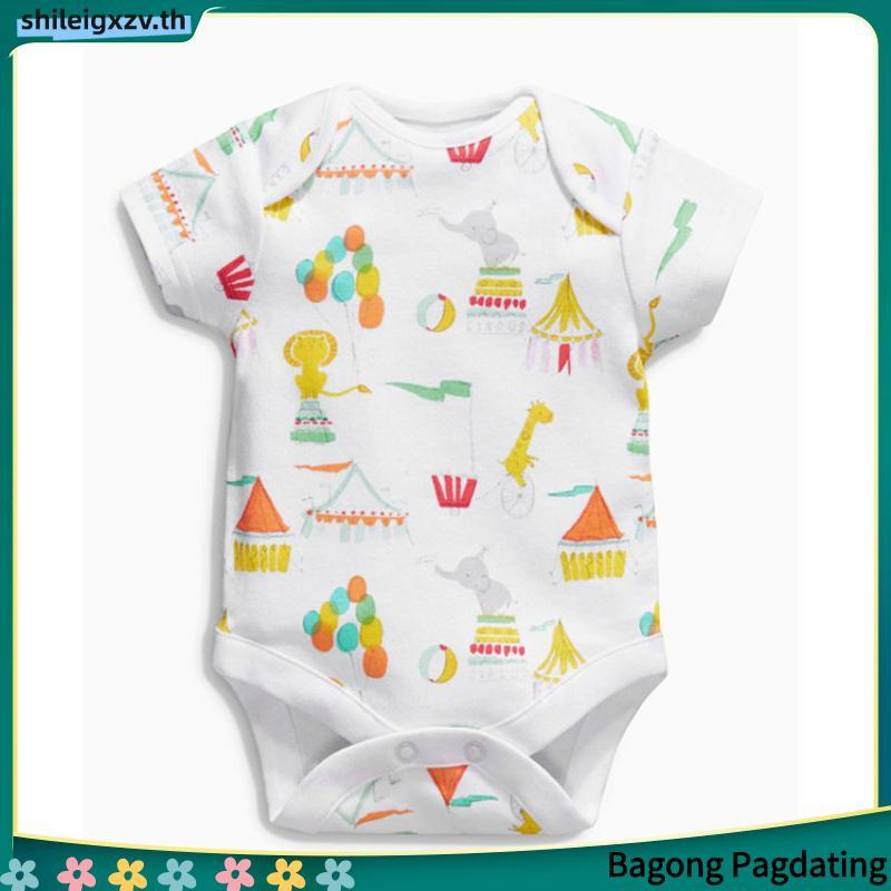 ENFANT (อองฟองต์) ชุดเสื้ออุ่นอก+กางเกงขาสั้น สำหรับเด็ก 3-6 เดือน คอลเล็กชั่น Safari Journey ผ้าคอต