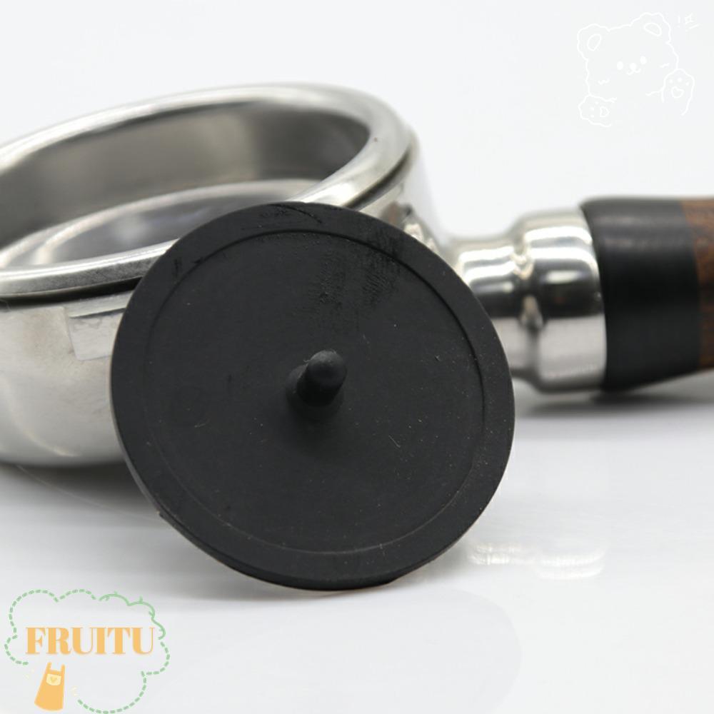 FRUITU Blind Filter, Black Rubber Backflush Disk, แผ่นทําความสะอาด 50 มม. สําหรับเครื่องมือล้างหลัง 