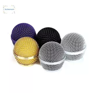 FOT 1 PC สําหรับ Shure SM58 ไมโครโฟนไร้สายเปลี่ยนโลหะไมโครโฟน Grille Replacing Professional Party Mic Head Part TH