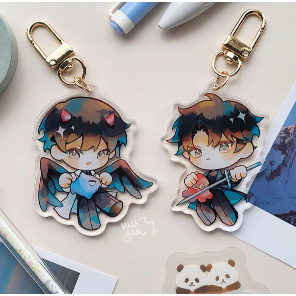 มุมมองของผู้อ่าน Omniscient | ORV Kim Daja & Yoo Joonghyuk 2.5" พวงกุญแจ
