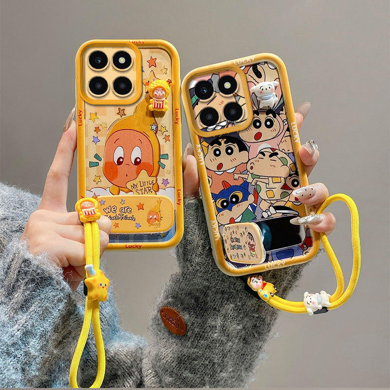 เคส For HuaWei Honor X8 5G/Honor X6S/Honor X6/Honor X8A 5G tpu JMZJ หรูหรากระจกขาตั้งเคสโทรศัพท์ A2q