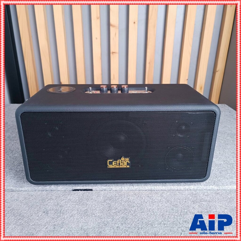 สีดำ CEFLAR M-1 ลำโพงบลูทูธ พกพา Bluetooth Speakers ลำโพงเคลื่อนที่ ลำโพงปาร์ตี้ไร้สาย Ceflar M 1 M1