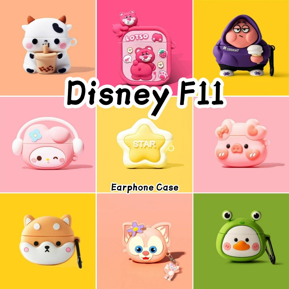 imamuraFor Disney F11 Casing Case Soft Silicone Headphone Case Trend Cartoon NO.3