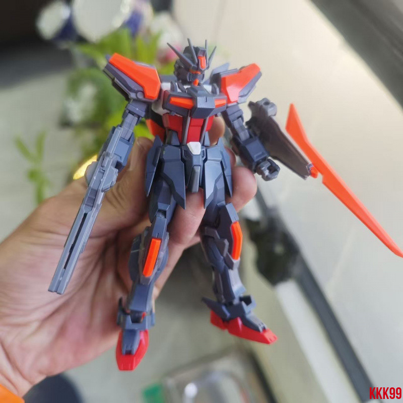[รุ่นพาวเวอร์] EG Creation Strike Gundam Super Galaxy Yuan Universe Black Limited Color Matching Entry-Level Assembly Model
