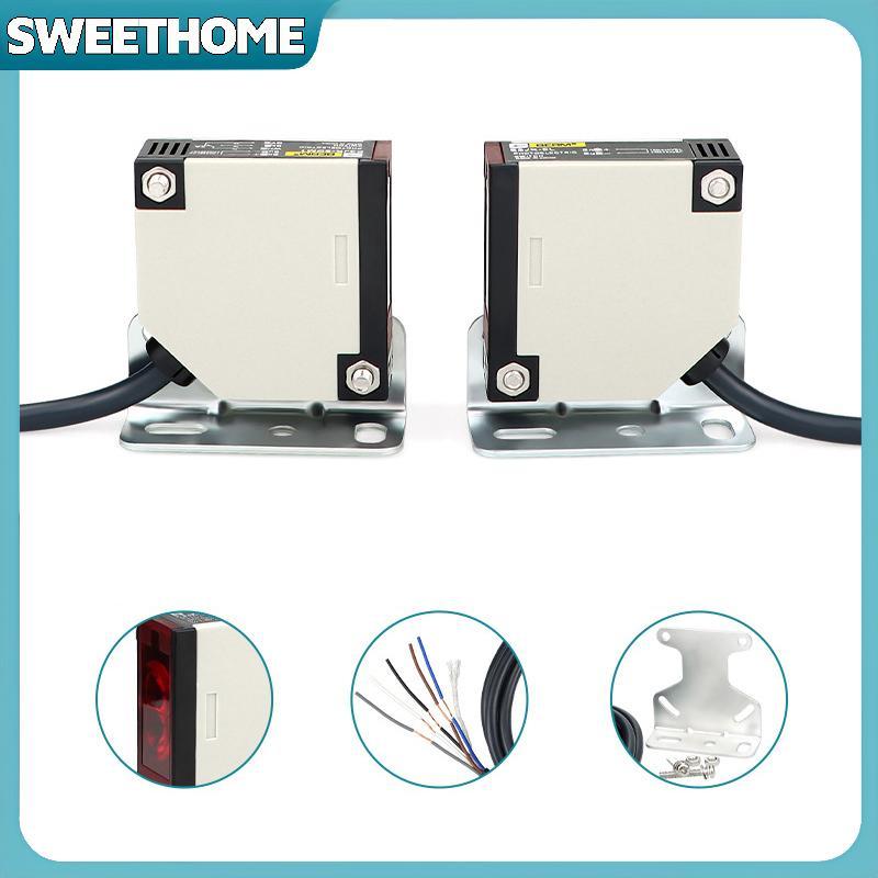SWEETHOME 4m 5m 30/50cm กระจาย/Specular/Opposing Photoelectric Induction Switch Sensor 220V AC/DC Un