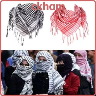 Shemagh Headscarf ลายอาหรับ ผ้าพันคอลายคลาสสิก เหมาะสำหรับผู…