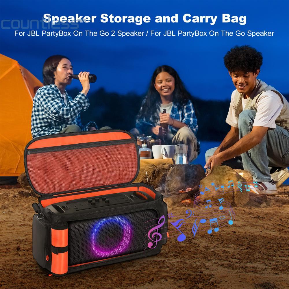 cou Travel Storage Bag เคสป้องกันสําหรับลําโพง JBL PartyBox On The Go 2 BT
