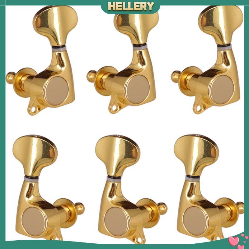 [HelleryTH] 3R3L หัวล็อคเครื่องปรับหมุดสําหรับอะคูสติกไฟฟ้า Golden 3R3L