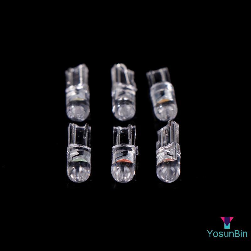 YosunBin] 10PCS ใหม่ T5 LED Super Bright Cob ไฟ Wedge Dashboard Gauge รถคําเตือนตัวบ่งชี้เครื่องมือ Cluster โคมไฟใหม่