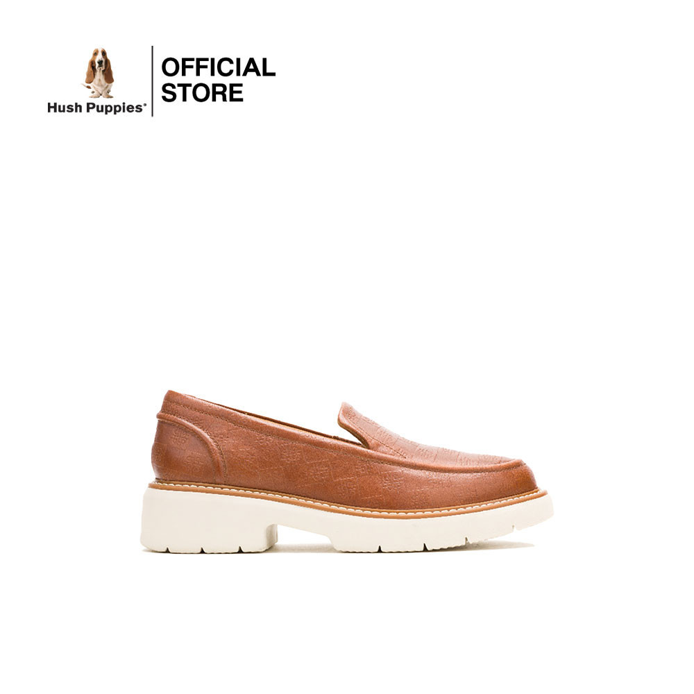Hush Puppies รองเท้าผู้หญิง รุ่น HP IWCFB0615Z - สีน้ำตาล (รองเท้าลำลองหนังแท้ แบบสวม)