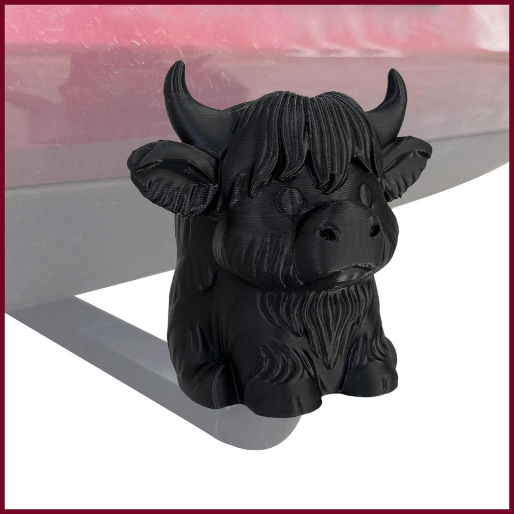 Trailer Hitch Cover Highland Cattle Trailer Parts Highland Cattle Car ด้านหลัง Hitch สําหรับลากจูงกั