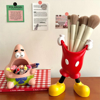 การ์ตูน Patrick Storage Bucket เดสก์ท็อปมัลติฟังก์ชั่ผู้ถือป…