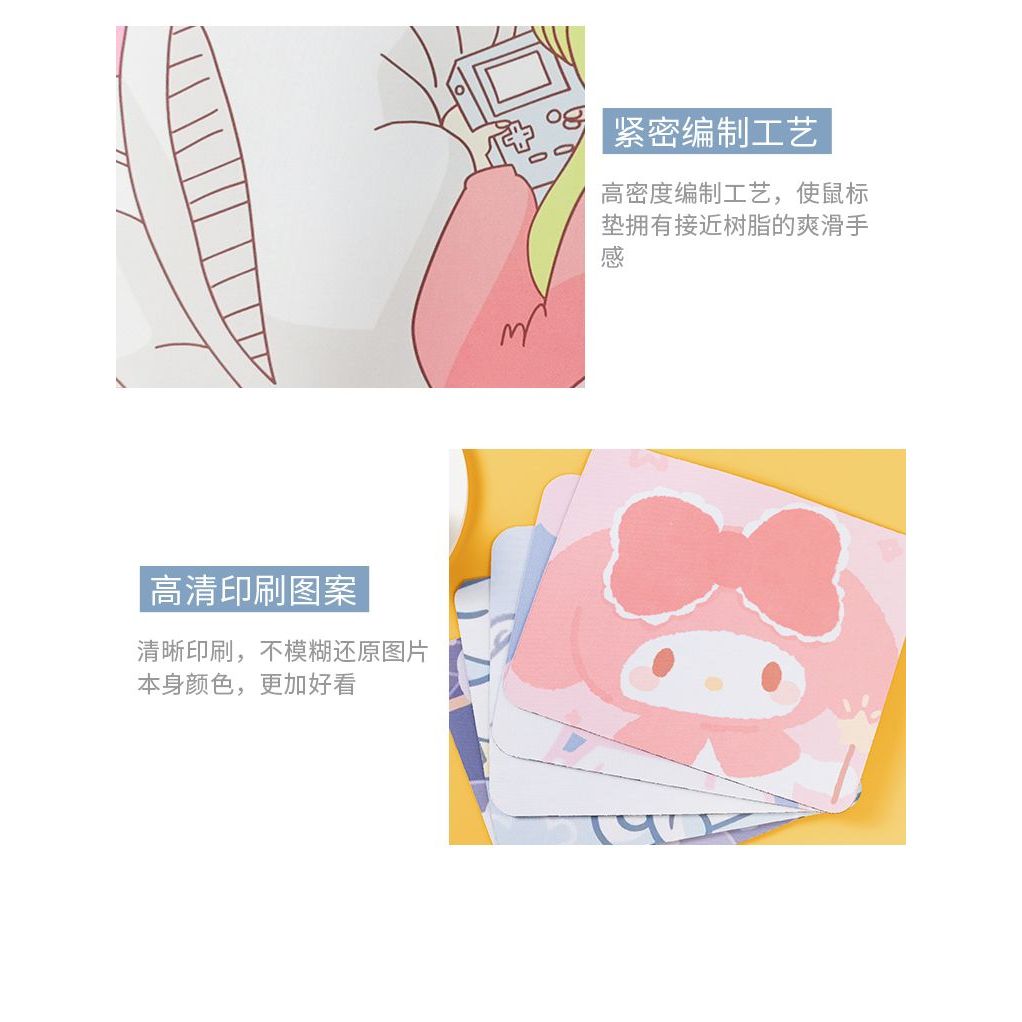 น่ารัก มิฟฟี่ กระต่ายแผ่นรองเมาส์รูปทรงพิเศษ Miffy แผ่นรองโต๊ะแบบพกพาขนาดเล็กสาวหัวใจการ์ตูนแผ่นรองเมาส์กันลื่น ราคา ถูกที่สุด ดีลบีเคเค แกลเลอรีภาพที่ 7